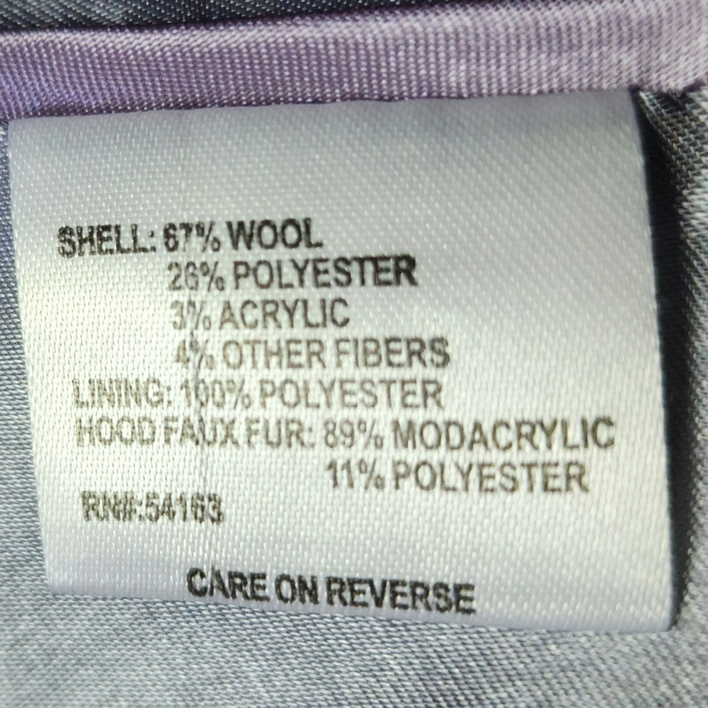 NEW! Calvin Klein Wool Coat - Picture 11 of 16